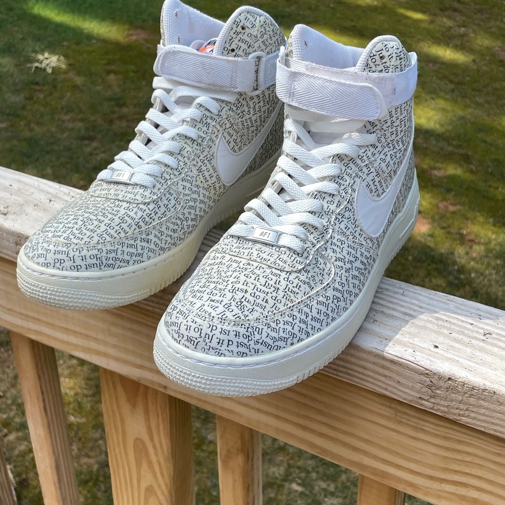 Nike Air Force 1 High '07  "Just Do It"   Mens Sneakers Size 12